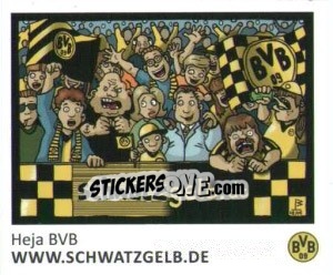 Sticker www.schwatzgelb.de - Bvb 09. Echte Liebe! - Juststickit