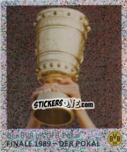 Sticker Finale 1989 - Der Pokal (Glitzer) - Bvb 09. Echte Liebe! - Juststickit