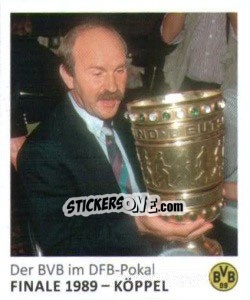 Figurina Finale 1989 - Köppel - Bvb 09. Echte Liebe! - Juststickit