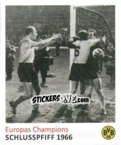 Sticker Schlusspfiff 1966 - Bvb 09. Echte Liebe! - Juststickit