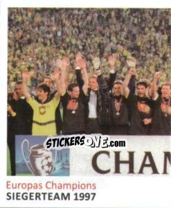 Sticker Siegerteam 1997 (Puzzle) - Bvb 09. Echte Liebe! - Juststickit