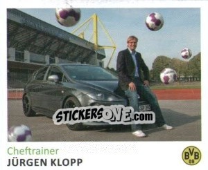 Sticker Jürgen Klopp - Bvb 09. Echte Liebe! - Juststickit