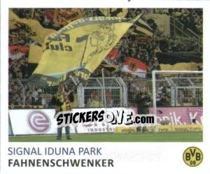 Sticker Fahnenschwenker - Bvb 09. Echte Liebe! - Juststickit