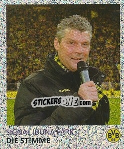 Sticker Die Stimme (Glitzer) - Bvb 09. Echte Liebe! - Juststickit