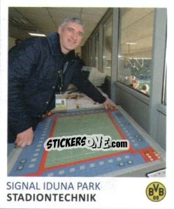 Sticker Stadiontechnik - Bvb 09. Echte Liebe! n. 144 - Juststickit