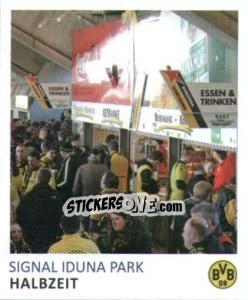 Sticker Halbzeit - Bvb 09. Echte Liebe! - Juststickit