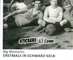 Sticker Erstmals in Schwarz-Gelb (Puzzle) - Bvb 09. Echte Liebe! - Juststickit