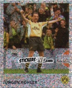 Sticker Jürgen Kohler (Glitzer) - Bvb 09. Echte Liebe! - Juststickit