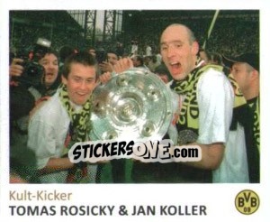 Sticker Tomáš Rosický / Jan Koller - Bvb 09. Echte Liebe! n. 186 - Juststickit