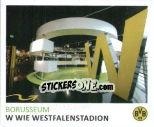 Sticker W Wie Westfalenstadion - Bvb 09. Echte Liebe! n. 198 - Juststickit