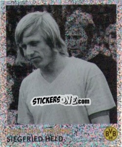 Sticker Siegfried Held (Glitzer) - Bvb 09. Echte Liebe! - Juststickit