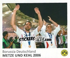 Sticker Metze Und Kehl 2006 - Bvb 09. Echte Liebe! - Juststickit