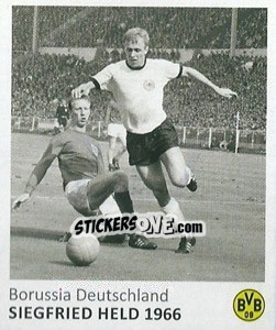 Cromo Siegfried Held 1966 - Bvb 09. Echte Liebe! - Juststickit