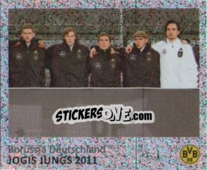 Sticker Jogis Jungs 2011 (Glitzer) - Bvb 09. Echte Liebe! n. 221 - Juststickit