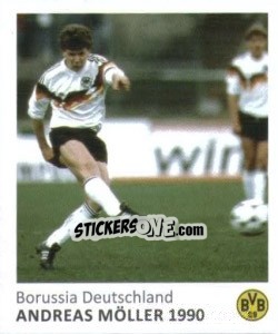 Cromo Andreas Möller 1990 - Bvb 09. Echte Liebe! - Juststickit