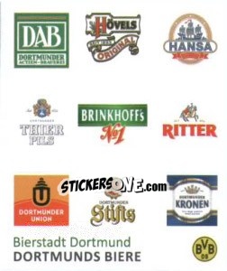 Sticker Dortmunds Biere - Bvb 09. Echte Liebe! n. 227 - Juststickit