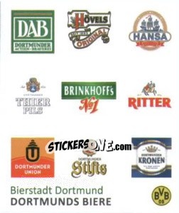 Sticker Dortmunds Biere