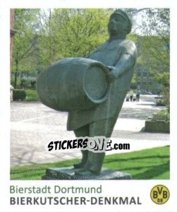 Sticker Bierkutscher-Denkmal - Bvb 09. Echte Liebe! n. 233 - Juststickit