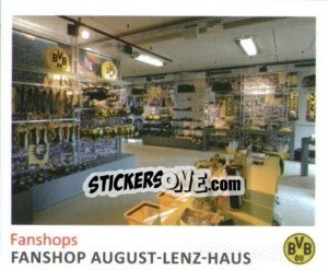 Sticker Fanshop August-Lenz-Haus - Bvb 09. Echte Liebe! - Juststickit