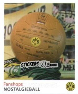 Sticker Nostalgieball - Bvb 09. Echte Liebe! - Juststickit