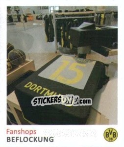 Sticker Beflockung - Bvb 09. Echte Liebe! - Juststickit