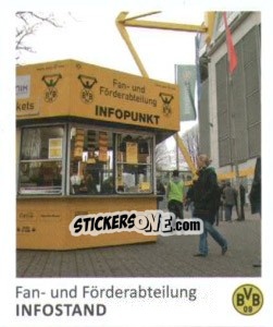 Sticker Infostand - Bvb 09. Echte Liebe! n. 251 - Juststickit