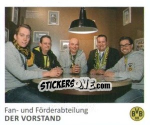 Sticker Der Vorstand - Bvb 09. Echte Liebe! - Juststickit