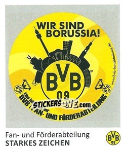 Figurina Starkes Zeichen - Bvb 09. Echte Liebe! - Juststickit