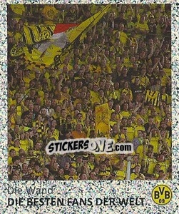 Sticker Die Besten Fans der Welt (Glitzer) - Bvb 09. Echte Liebe! - Juststickit