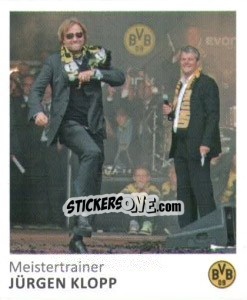 Sticker Jürgen Klopp (Extrasticker) - Bvb 09. Echte Liebe! n. 270 - Juststickit