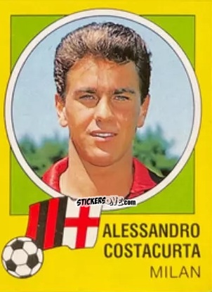 Sticker Alessandro Costacurta - Calcio 1990-1991 n. 193 - Junior Stickers