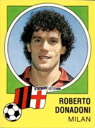 Sticker Roberto Donadoni - Calcio 1990-1991 n. 197 - Junior Stickers