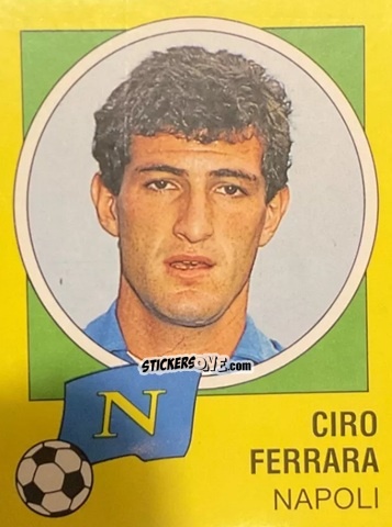 Sticker Ciro Ferrara - Calcio 1990-1991 n. 210 - Junior Stickers