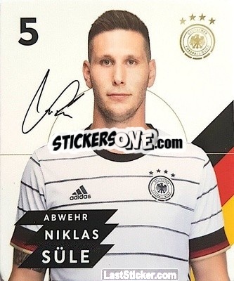 Sticker Niklas Süle - DFB-Sammelalbum 2020 n. 5 - Rewe