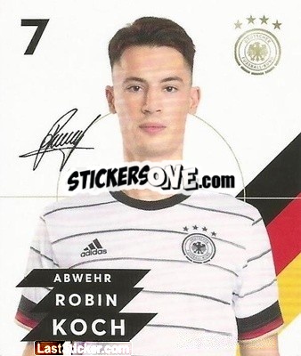 Sticker Robin Koch - DFB-Sammelalbum 2020 n. 7 - Rewe
