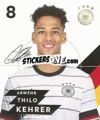 Sticker Thilo Kehrer - DFB-Sammelalbum 2020 n. 8 - Rewe
