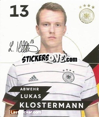 Cromo Lukas Klostermann - DFB-Sammelalbum 2020 - Rewe