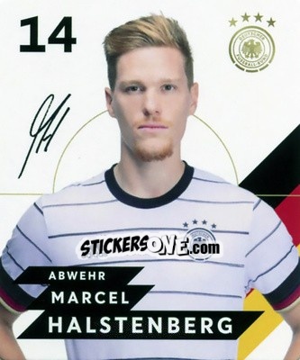 Sticker Marcel Halstenberg - DFB-Sammelalbum 2020 n. 14 - Rewe