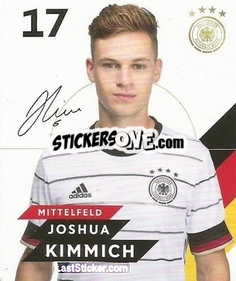 Sticker Joshua Kimmich - DFB-Sammelalbum 2020 n. 17 - Rewe