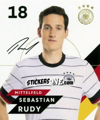 Sticker Sebastian Rudy - DFB-Sammelalbum 2020 n. 18 - Rewe