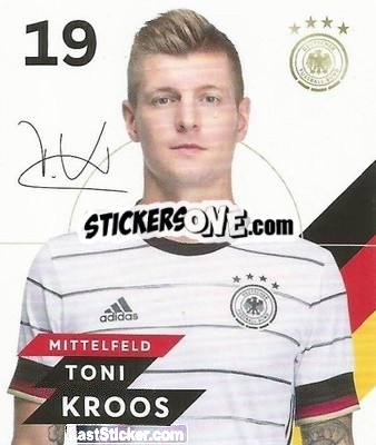 Sticker Toni Kroos - DFB-Sammelalbum 2020 - Rewe