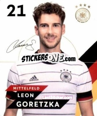 Sticker Leon Goretzka - DFB-Sammelalbum 2020 n. 21 - Rewe