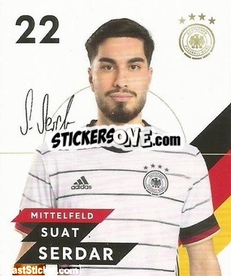 Sticker Suat Serdar - DFB-Sammelalbum 2020 n. 22 - Rewe