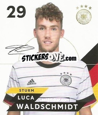 Sticker Luca Waldschmidt - DFB-Sammelalbum 2020 - Rewe