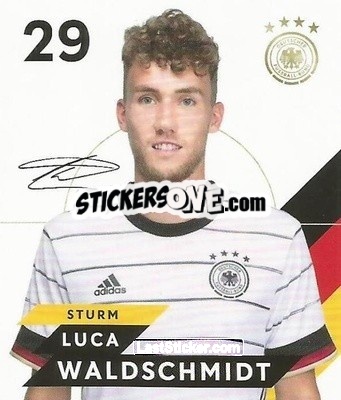 Sticker Luca Waldschmidt - DFB-Sammelalbum 2020 n. 29 - Rewe