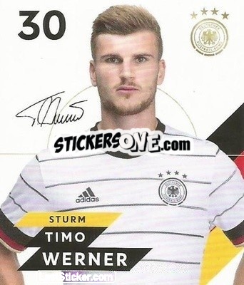 Sticker Timo Werner - DFB-Sammelalbum 2020 n. 30 - Rewe