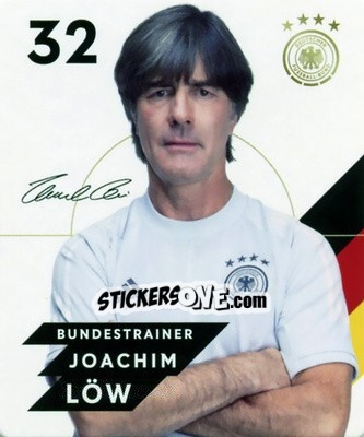 Sticker Joachim Löw - DFB-Sammelalbum 2020 n. 32 - Rewe