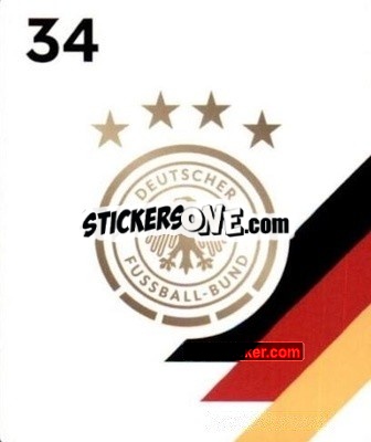 Sticker Wappen - DFB-Sammelalbum 2020 n. 34 - Rewe