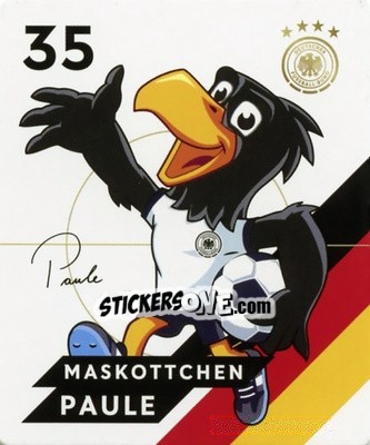 Sticker Maskottchen - DFB-Sammelalbum 2020 n. 35 - Rewe