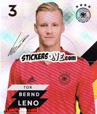 Sticker Bernd Leno - DFB-Sammelalbum 2020 n. G3 - Rewe